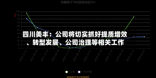 四川美丰：公司将切实抓好提质增效、转型发展、公司治理等相关工作