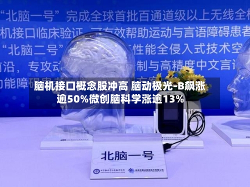 脑机接口概念股冲高 脑动极光-B飙涨逾50%微创脑科学涨逾13%-第2张图片