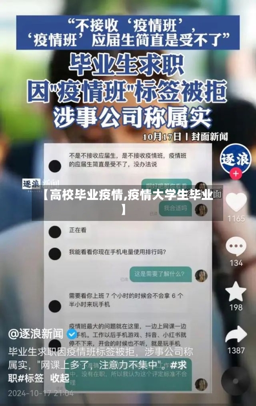 【高校毕业疫情,疫情大学生毕业】